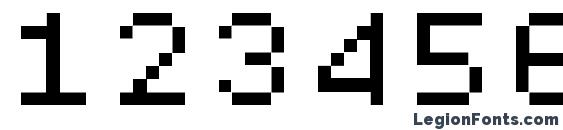Emulator Font, Number Fonts