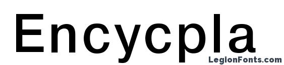 Encycpla font, free Encycpla font, preview Encycpla font