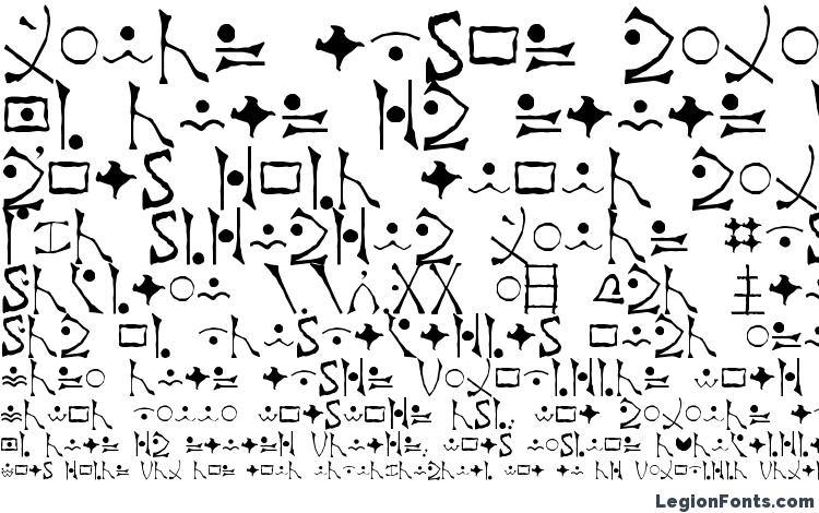 specimens Endankai bardic font, sample Endankai bardic font, an example of writing Endankai bardic font, review Endankai bardic font, preview Endankai bardic font, Endankai bardic font