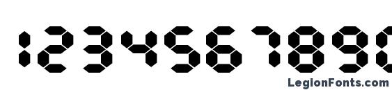 Endless Showroom Regular Font, Number Fonts