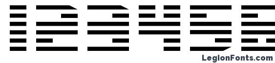 Endos Font, Number Fonts