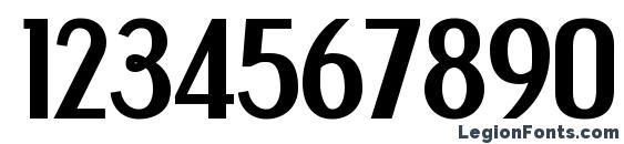 Engebold Font, Number Fonts