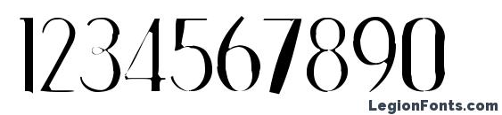 EngebrechtreGaunt Font, Number Fonts