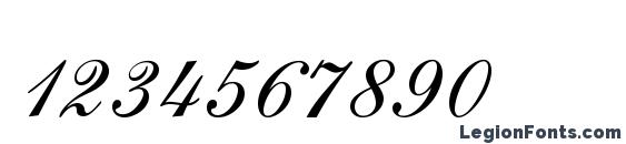 English 111 Adagio BT Font, Number Fonts