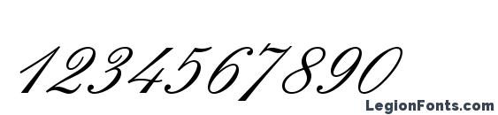 English 157 BT Font, Number Fonts