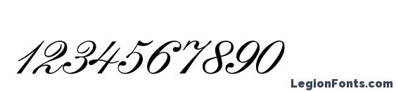 Englishscriptc Font, Number Fonts