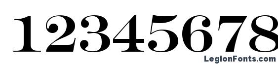 Engr Font, Number Fonts