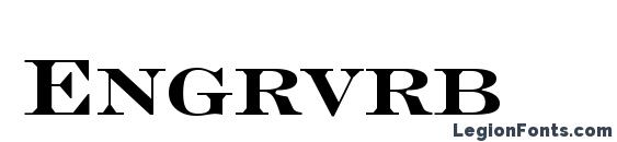 шрифт Engrvrb, бесплатный шрифт Engrvrb, предварительный просмотр шрифта Engrvrb