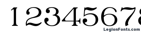 Engrvrn Font, Number Fonts