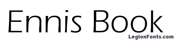 Ennis Book font, free Ennis Book font, preview Ennis Book font