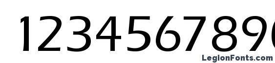 Ennis Medium Regular Font, Number Fonts