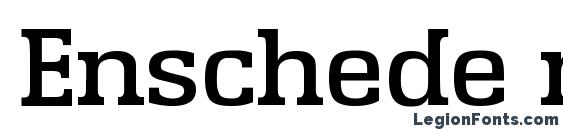 Enschede medium font, free Enschede medium font, preview Enschede medium font