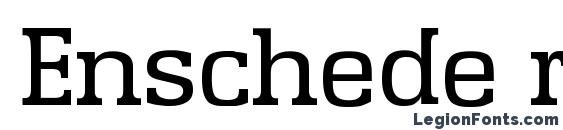 Enschede regular font, free Enschede regular font, preview Enschede regular font
