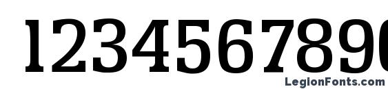 EnschedeSerial Medium Regular Font, Number Fonts