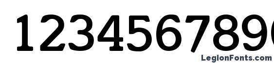 Ensemble Medium SSi Medium Font, Number Fonts