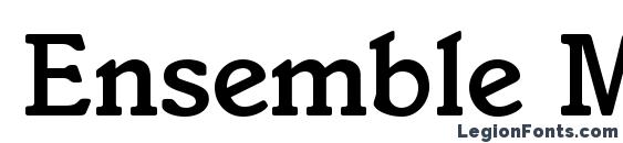 Ensemble Medium SSi Medium Font
