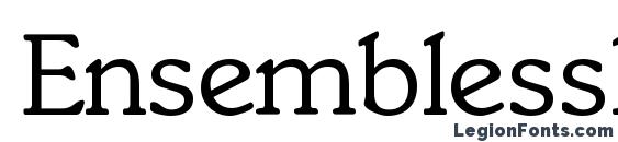 Ensemblessk font, free Ensemblessk font, preview Ensemblessk font