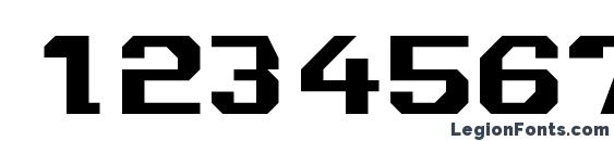 Ensign3 Font, Number Fonts