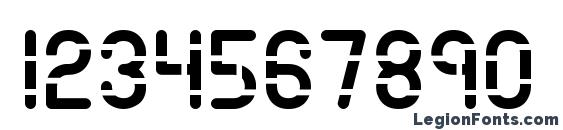 Entangled Layer A BRK Font, Number Fonts
