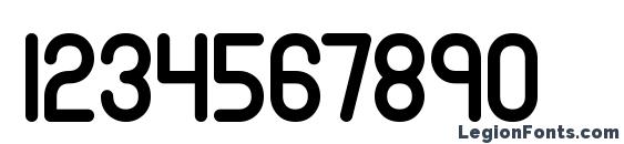 Entangled plain (brk) Font, Number Fonts