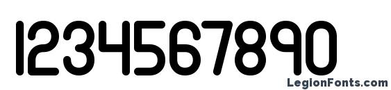 Entangled Plain BRK Font, Number Fonts