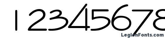 Entebbe Regular Font, Number Fonts