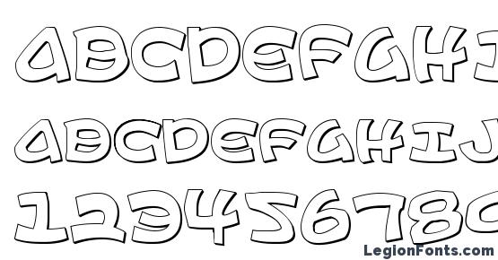 Ephesian 3D Font Download Free / LegionFonts