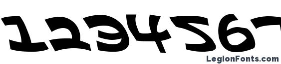 Ephesian Leftalic Font, Number Fonts