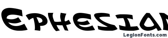 Ephesian Leftalic font, free Ephesian Leftalic font, preview Ephesian Leftalic font
