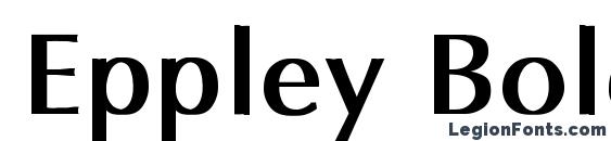 Eppley Bold Font
