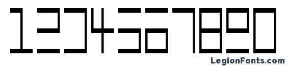 Epps evans narrow light Font, Number Fonts