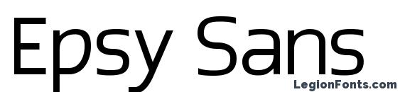 Epsy Sans font, free Epsy Sans font, preview Epsy Sans font
