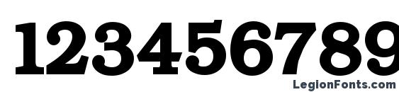 ER Bukinist 1251 Bold Font, Number Fonts