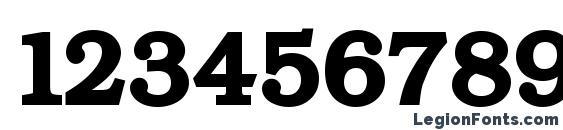 ER Bukinist KOI8 R Bold Font, Number Fonts