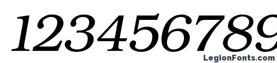 ER Bukinist KOI8 R Italic Font, Number Fonts