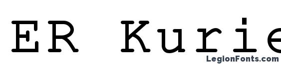 шрифт ER Kurier 1251, бесплатный шрифт ER Kurier 1251, предварительный просмотр шрифта ER Kurier 1251