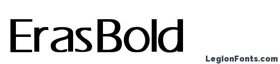 Шрифт Eras Bold, Типографические шрифты