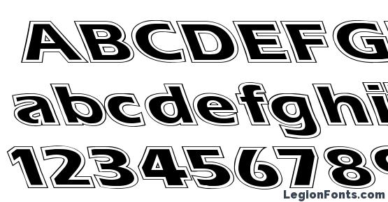 Eras Contour Lefty Wide Font Download Free / LegionFonts