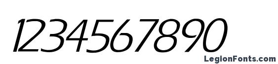 Eras Italic Font, Number Fonts