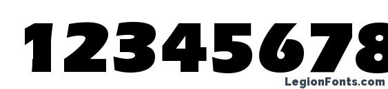 Eras Ultra BT Font, Number Fonts