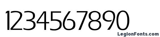 Eras Font, Number Fonts