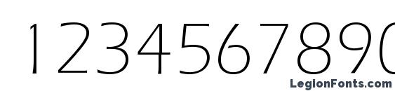 Eraslght Font, Number Fonts