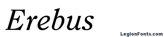 Erebus font, free Erebus font, preview Erebus font