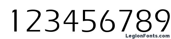 Ergoe Font, Number Fonts