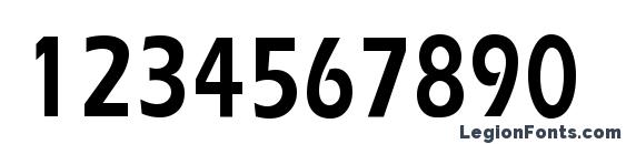 ErgoeCondensed Bold Font, Number Fonts