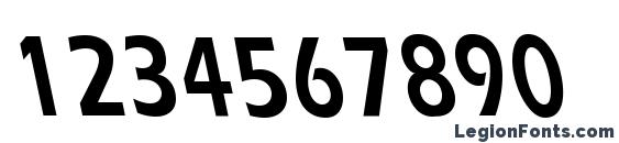 ErgoeCondensedBS Bold Font, Number Fonts