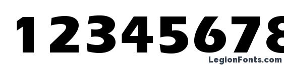 ErgoeExtrabold Regular Font, Number Fonts