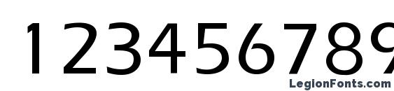 ErgoeMedium Regular Font, Number Fonts