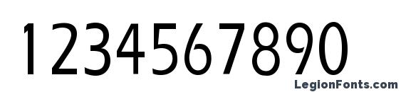 ErgoeMediumCondensed Regular Font, Number Fonts