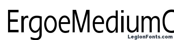 ErgoeMediumCondensed Regular Font, Modern Fonts